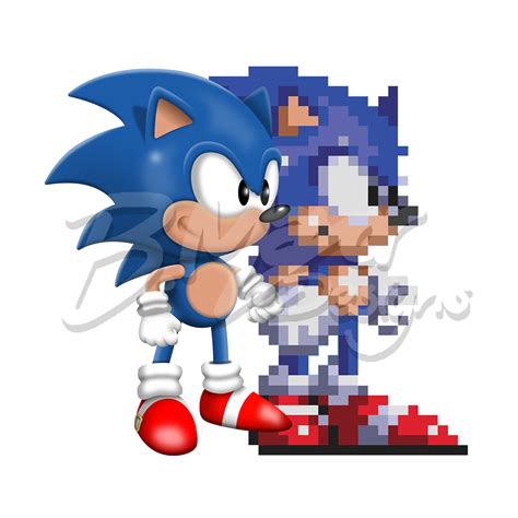 Sonic 3 Standing Sprite HD Remaster :: Behance