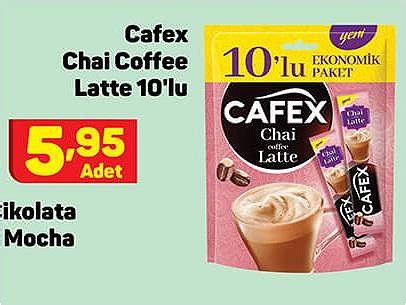 Cafex Chai Coffee Latte 10'lu | İndirimde Market