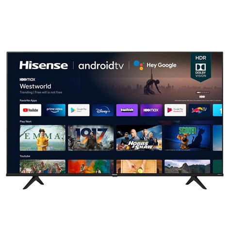 Buy Hisense55A6G 55-Inch 4K Ultra HD Android Smart TV with Alexa Compatibility (2021 Model ...