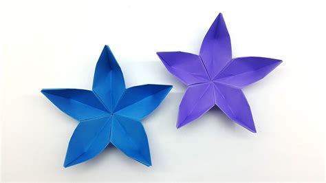 How to make a paper flowers | Origami Flower Easy - YouTube