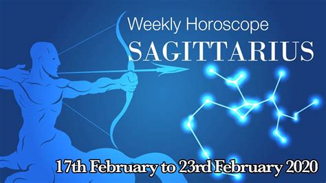 Sagittarius Weekly Horoscope From 17th February 2020 | Preview - YouTube