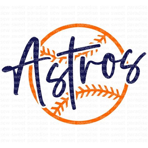 Astros SVG Astros PNG Digital Download Cut File Clip Art - Etsy