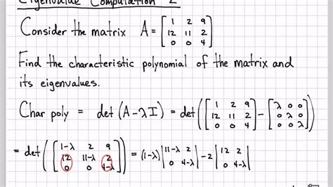How To Find Eigenvectors Of A 3X3 Matrix : That is, all others can be ...