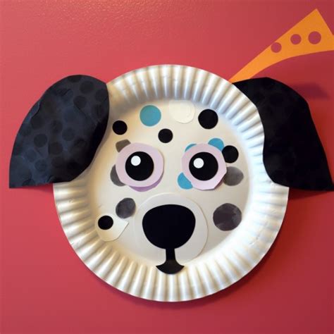 DIY Dalmatian Dog Paper Plate Craft for Kids