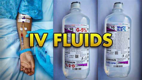 IV Fluids Types and Uses (SIMPLIFIED): Normal Saline, Ringer's Lactate, D5W, D5NS & more - YouTube