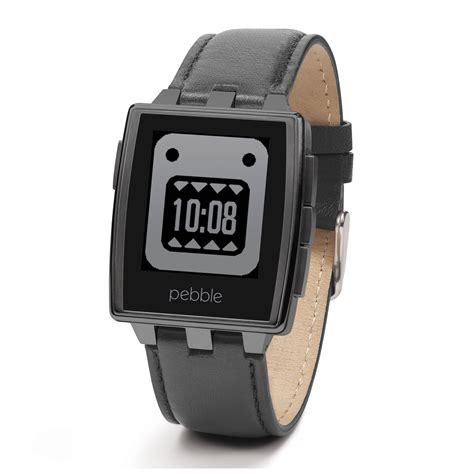 Pebble Steel Smartwatch (Matte Black) 401BLR B&H Photo Video