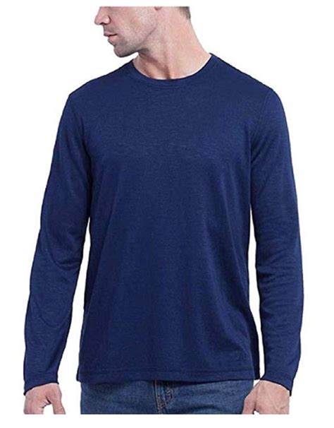 Orvis Men's Cascade Long Sleeve Crew Neck Shirt Mood Indigo Medium - Walmart.com