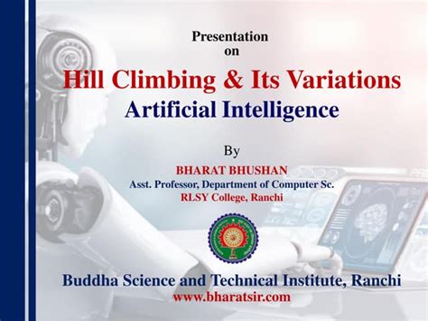 Hill Climbing Algorithm in Artificial Intelligence | PPT