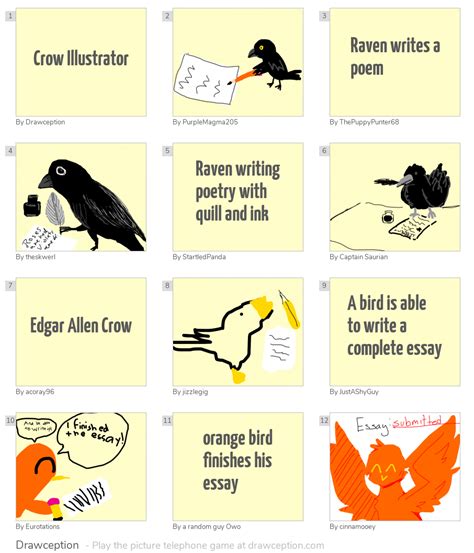 Crow Illustrator - Drawception