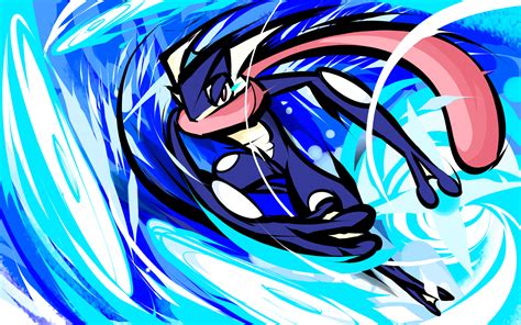 Pokemon Ash Greninja Wallpaper 4K - pic-source