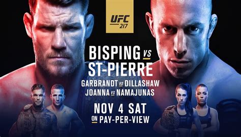 UFC 217 Results - Bisping vs. GSP from Madison Square Garden