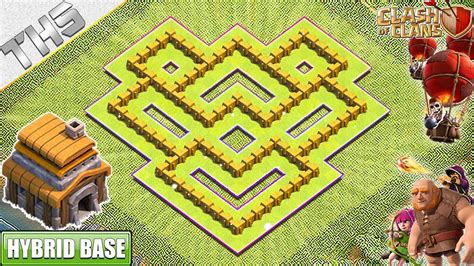 NEW BEST! TH5 HYBRID Base [Defense] with "COPY LINK" | COC Town Hall 5 Base - Clash of Clans ...