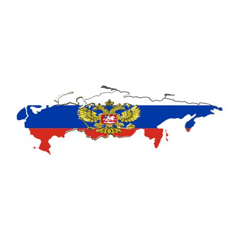 Russian flag map clip art | Free SVG