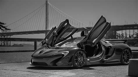 Black Mclaren P1 Wallpaper