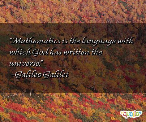 Galileo Quotes Mathematics. QuotesGram