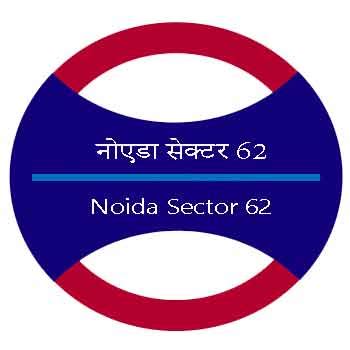 Noida Sector 62 Metro Station Route Map - Delhi Metro - YoMetro