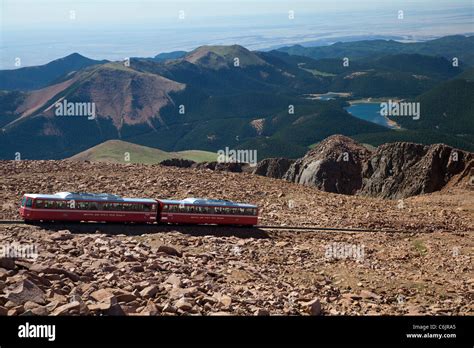 Pikes Peak Cog Railway Stock Photo - Alamy