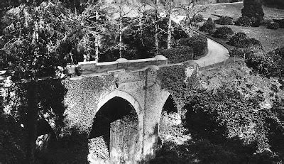 Tour Scotland Photographs: Old Photograph Dunans Castle Bridge Scotland