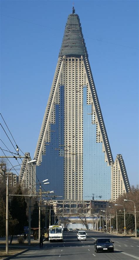 DOUGLASCAIN: Amazing buildings, Ryugyong hotel, Pyongyang, North Korea.