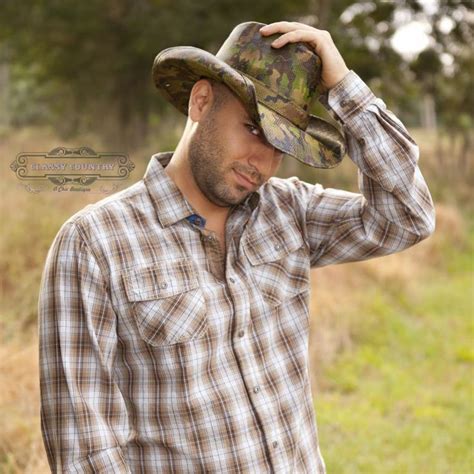 Men's Camo Cowboy Hat - Classy Country | Country hats, Men casual, Mens tops