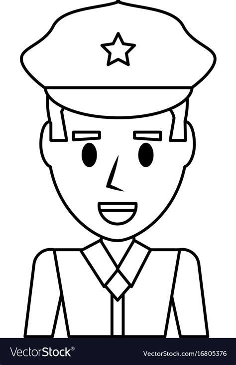 Police officer cartoon Royalty Free Vector Image