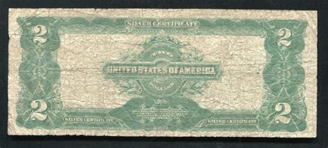 1899 2 Dollar Silver Certificate Bill Note Antique Currency - Etsy