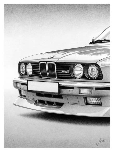 Car Outline Drawing Bmw