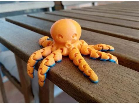 Cute Mini Octopus by McGybeer - Thingiverse | 3d printing, Octopus, 3d printing art