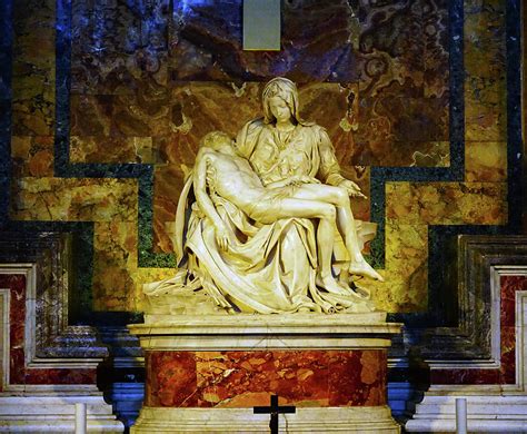 The Pietra By Michelangelo In St. Peter's Basilica In Vatican City ...