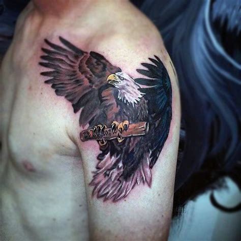 90 Amazing Bald Eagle Tattoo Designs for Men [2024 Guide] | Bald eagle tattoos, Tattoos for guys ...