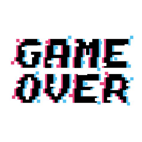 Pixilart - Game Over by crazyklala