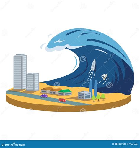 Typhoon Cartoon Vector Illustration Stock Vector - Illustration of ...