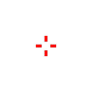 crosshair lightBlue | Pixel Art Maker