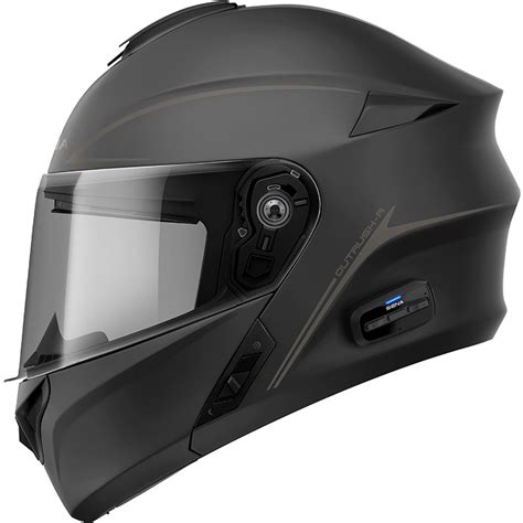 Sena Outrush R Modular Helmet Black Matt OUTRUSHR-MB Modular Helmets | MotoStorm