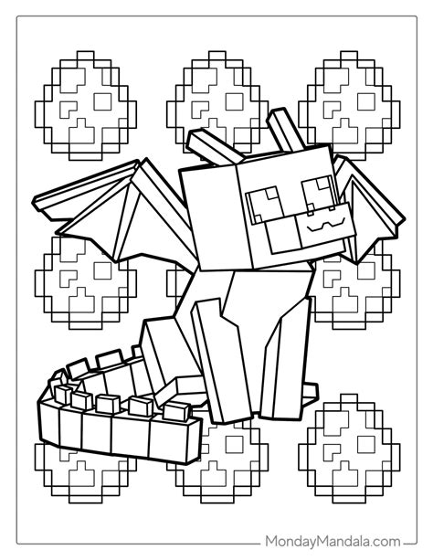 Minecraft Printables Coloring Pages - Printable Word Searches