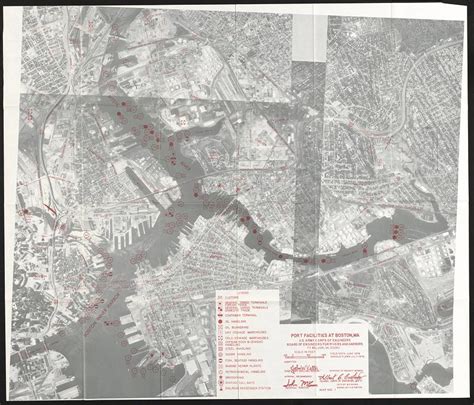 Port facilities at Boston, MA - Norman B. Leventhal Map & Education Center