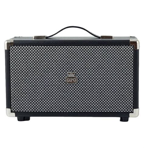 GPO Westwood Nostalgic Bluetooth Speaker Zwart - FiftiesStore.nl