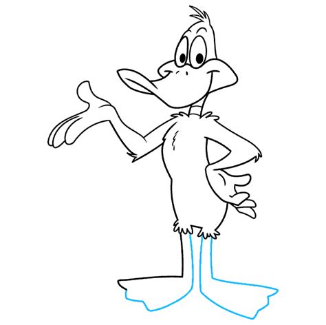 How to Draw Daffy Duck - Really Easy Drawing Tutorial