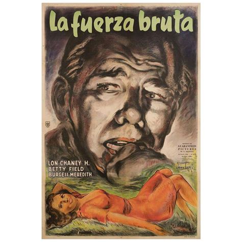 Of Mice and Men R1947 Argentine Film Poster For Sale at 1stDibs