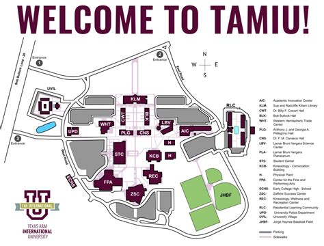 Texas A&m Location Map - Printable Maps