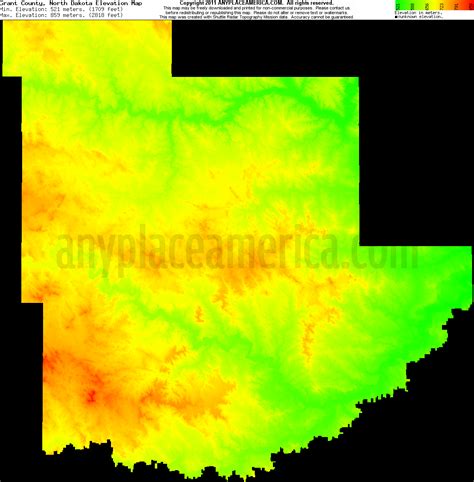 Free Grant County, North Dakota Topo Maps & Elevations