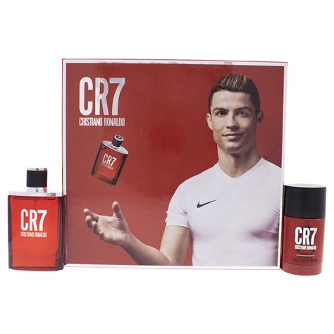 CR7 by Cristiano Ronaldo for Men - 2 Pc Gift Set 1.7oz EDT Spray, 2.6oz ...