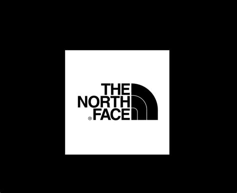 The North Face Brand Symbol Logo White Clothes Design Icon Abstract Vector Illustration With ...