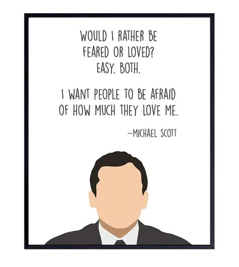 Michael Scott Quote Poster | Michael scott quotes, The office merch ...