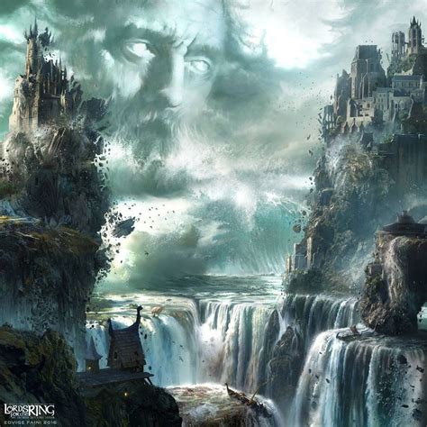 Downfall of Numenor by Edvige Faini : ImaginaryMiddleEarth