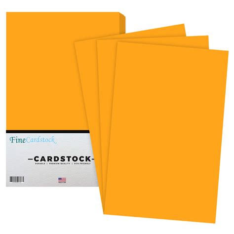 Premium Color Card Stock Paper | 50 Per Pack | Superior Thick 65-lb Cardstock, Perfect for ...