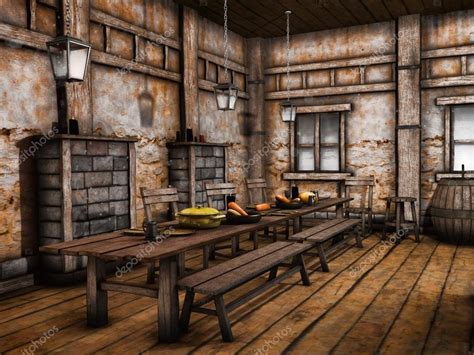 Old tavern interior — Stock Photo © FairytaleDesign #50777705