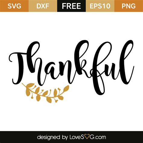 Thankful | Lovesvg.com