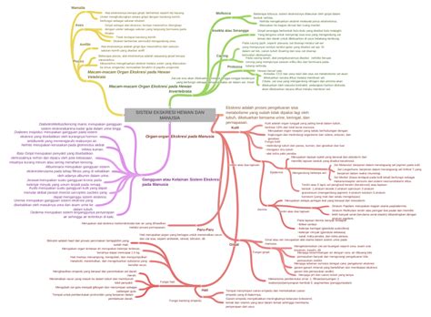 SISTEM EKSKRESI HEWAN DAN MANUSIA - Coggle Diagram