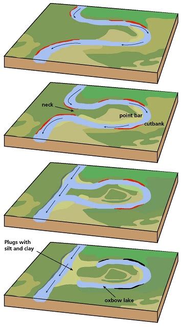 Fluvial Features—Meandering Stream (U.S. National Park Service)